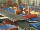 Fefe na aula de ginastica