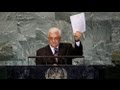 Abbas applies for UN recognition of Palestine