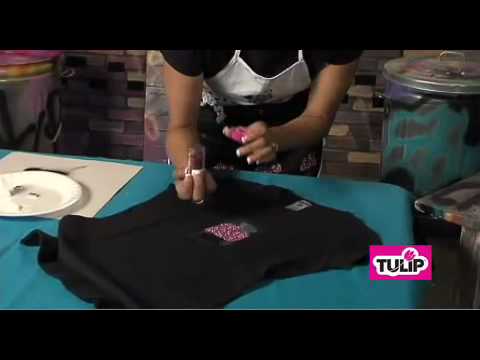 how to set glitter on fabric