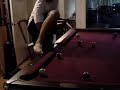 Under the leg shot