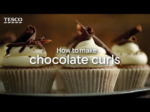 video-linktoworks-1-minute expert: How to make chocolate curls | Tesco...