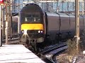 RARE!! Grand Central HST passes Doncaster on Platform 1