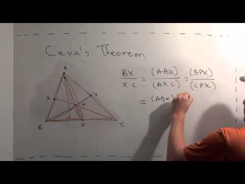 how to prove ceva's theorem