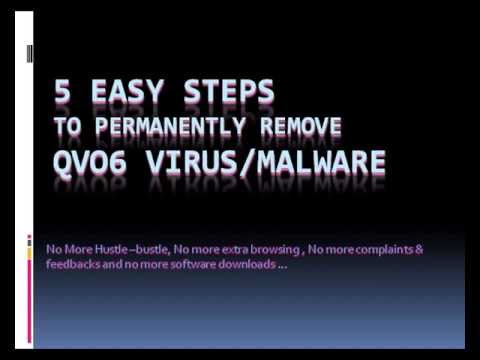 how to get rid of qvo6 virus