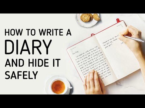 how to write diary