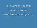 TE quiero