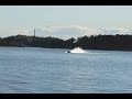 Hydrolift riding outside vaxholm/stockholm