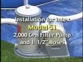 Intex Saltwater Cholrinator Instructional video 56601E Intex Saltwater Cholrinator Instructional video 56601E