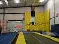 White boy does backflip