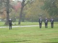 MVI 2538 XVIV MRDF 21 Gun Salute and Taps Playing at the Grave Site