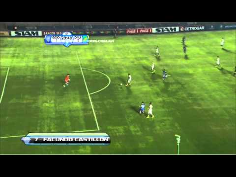 Gol de Castillón. Defensa 3 - Godoy Cruz 1. 16 avos. de final. Copa Argentina. Fútbol Para Todos