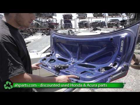 How to replace / change a Trunk 2001 2002 2003 2004 2005 Honda Civic REPLACE DIY