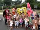 Rye Golf Club members pose with Sponge Bob and Patrick - MyRye.com