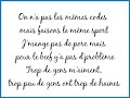 DISIZ LA PESTE