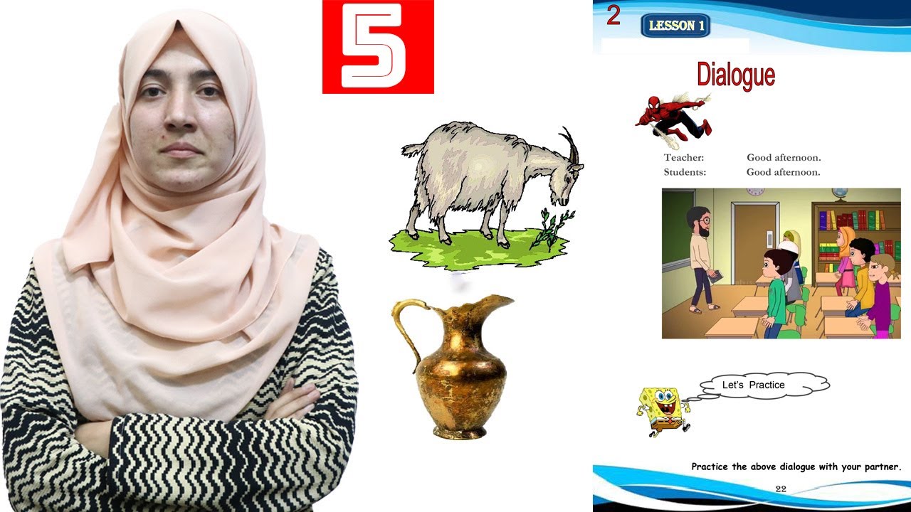 Class 4 - English _ Lesson 5 _ Session 10th / انگلیسی څلورم ټولګی - لوست 5
