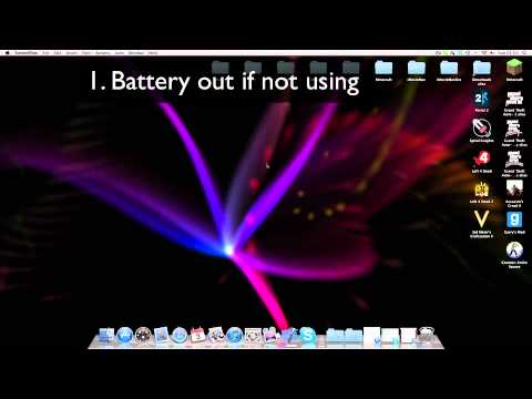 how to care laptop battery