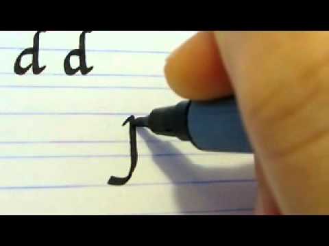 how to write calligraphy
