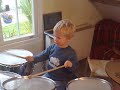 Ben on the drums