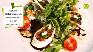 Gefüllte Büffelmozzarella: Das Geheimnis der Mozzarella di Bufala Campana | Einfaches Vorspeisen-Rezept Gefüllte Büffelmozzarella: Das Geheimnis der Mozzarella di Bufala Campana | Einfaches Vorspeisen-Rezept
