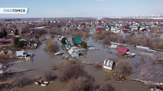 Такое затопление в первый раз: СНТ на левом берегу Томи в Томске