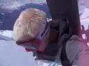 rob lucas  and ol beach climbing for powder fields