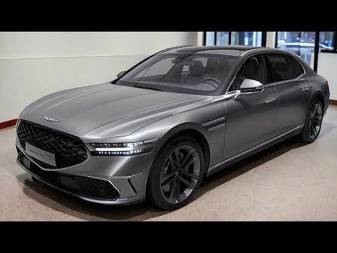 New Genesis G90 2024 Ultra Luxury Flagship Sedan in Details Interior and Exterior