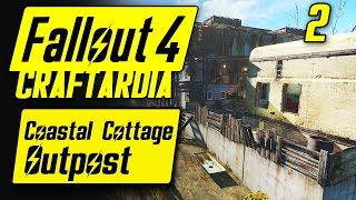 Fallout 4 Coastal Cottage Outpost #2 - Base Building Timelapse - Fallout 4 Settlement Building PC