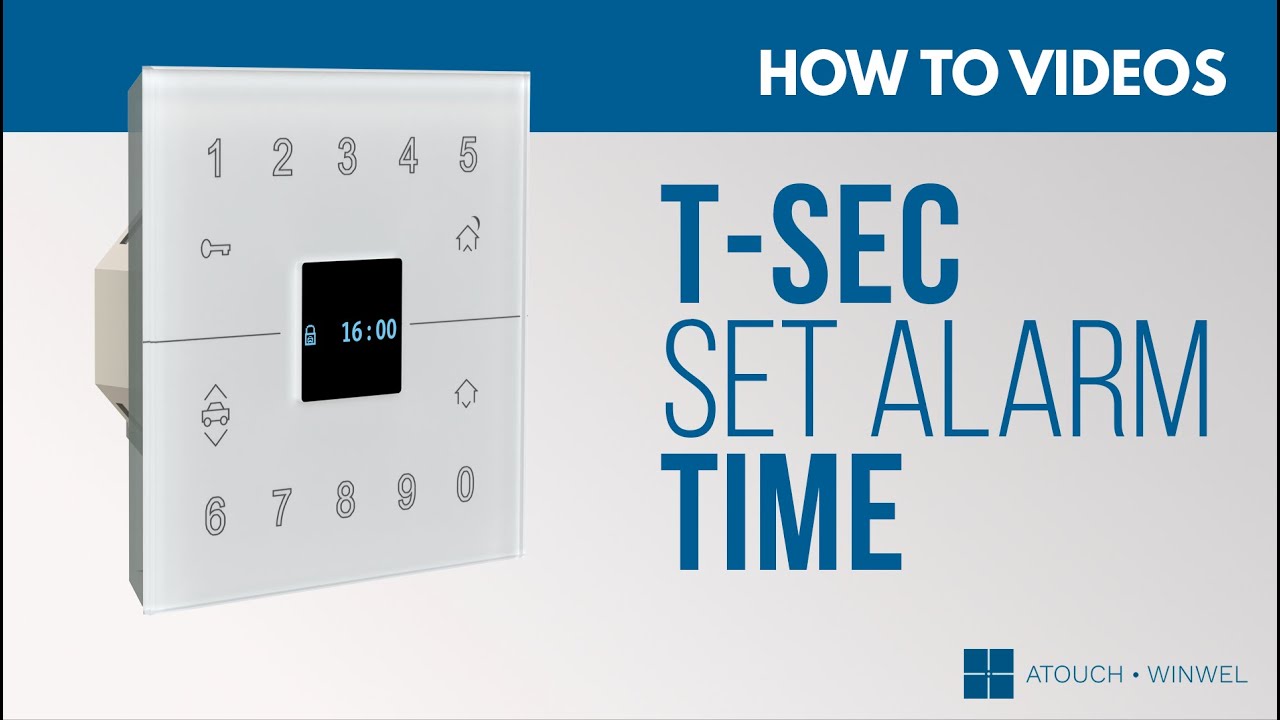 T-SEC - Como definir o intervalo de tempo do alarme