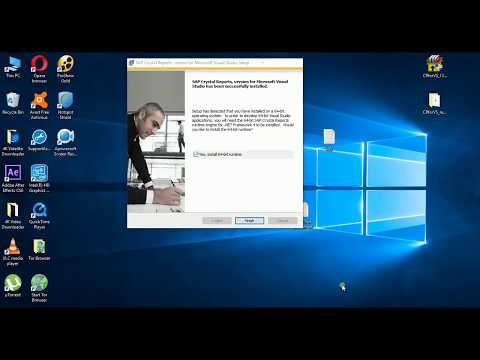 How to install SAP Crystal Reports(Developer Pack) in Visual Studio 100% working