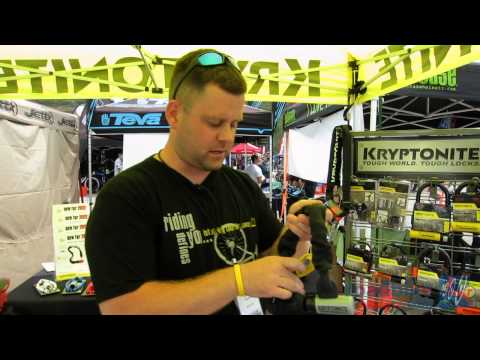 how to attach kryptonite lock