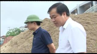 Đồng chí Nguyễn Anh Tú kiểm tra tiến độ triển khai, thi công một số công trình