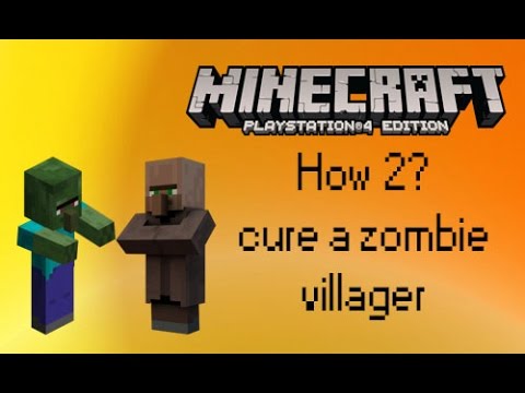 how to cure zombie villagers ps4