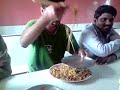 Vivek with chopsticks Vivek with chopsticks