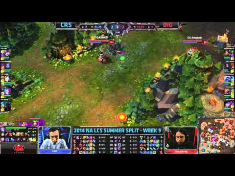 CRS vs DIG - 2014 NA LCS Summer W9D1