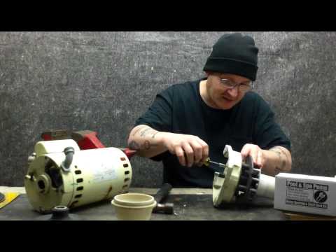 how to rebuild pump motor