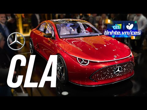 Trên tay Concept Mercedes-Benz CLA mới, rất đẹp và sẽ giống xe thương mại | CES24