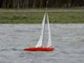 RC Sailing on stormy Wietze Part 1