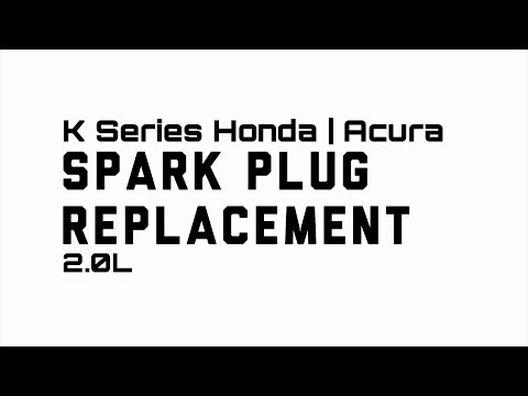 DIY: Honda Acura 2.0L Spark Plugs Accord Civic CRV RSX TSX