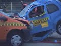 Crash Test Microcar vista laterale Crash Test Microcar vista laterale