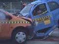 Crash Test Microcar vista laterale
