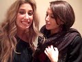DANNII MINOGUE and STACEY SOLOMON backstage at THE X FACTOR saying THANK YOU