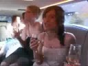Westleigh leavers do 08 - on the way in our limo!