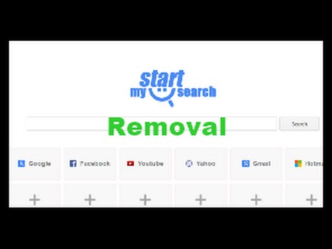 how to remove mystartsearch