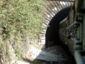 Chugging through Bagratawa tunnel