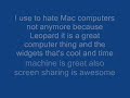 Re:Why the apple hate Re:Why the apple hate