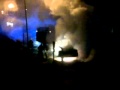 Renault Megan Coupe Convertable In Flames Arnot Hill Road Arnold Nottingham UK 02/11/2009