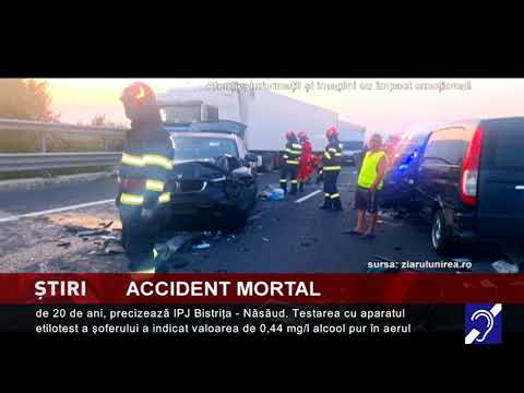 Accident mortal în Bistrița-Năsăud