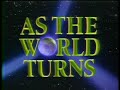 As The World Turns 1984 Show Open As The World Turns 1984 Show Open