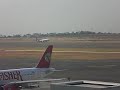 Take off at Hyderabad new airport