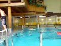 freerunnig im schwimmbad